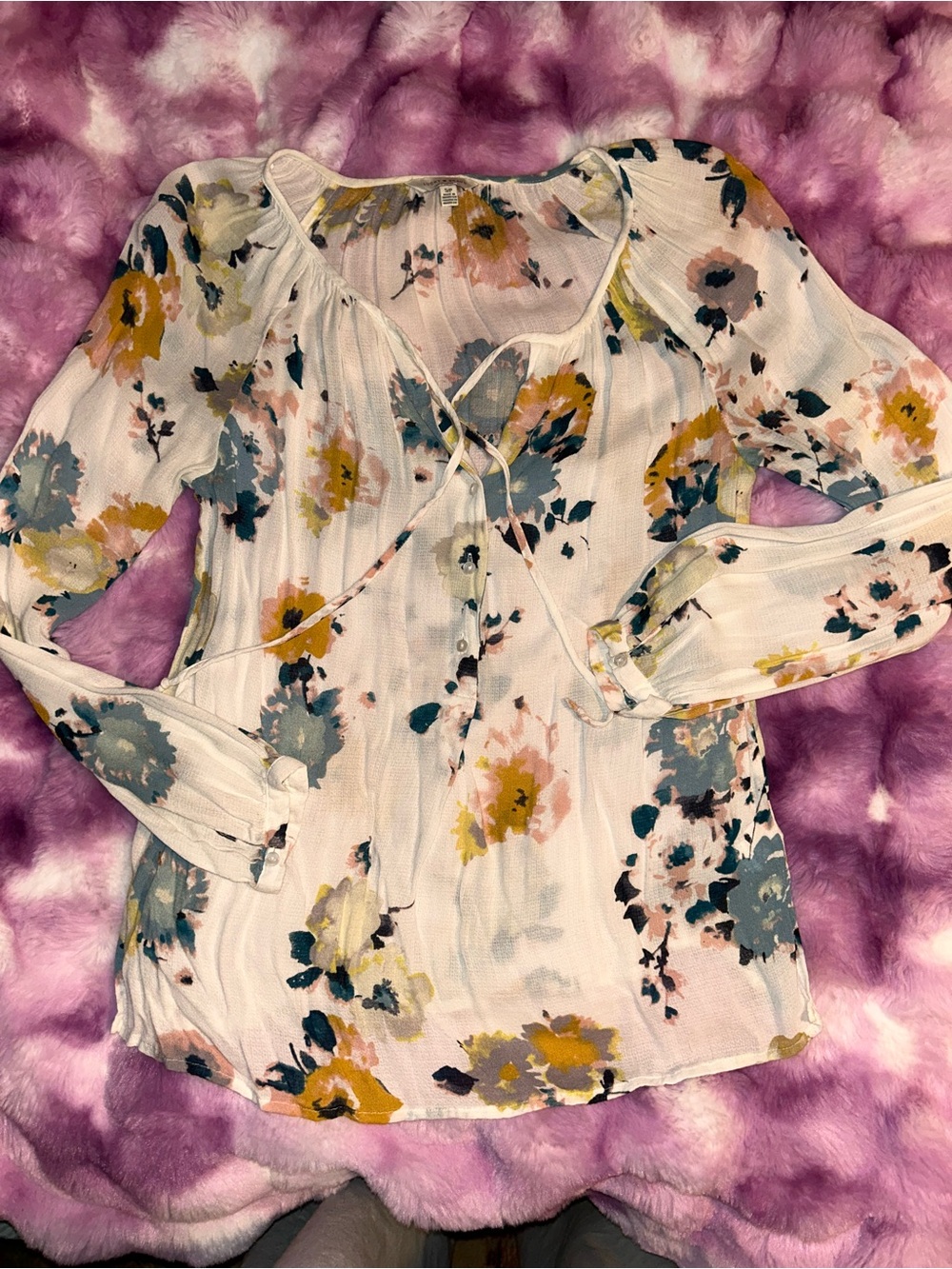 Lucky Brand Pheasant top